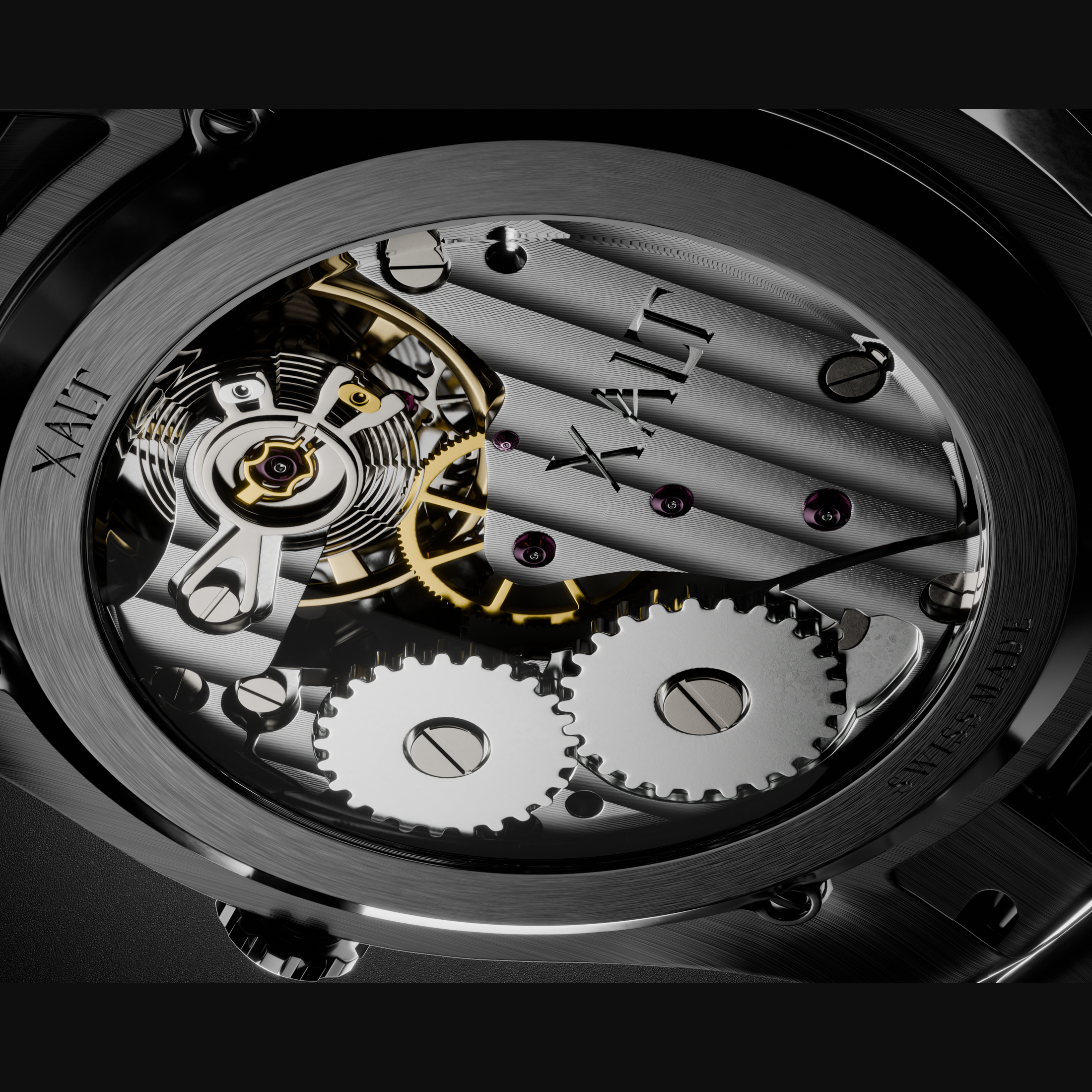 Pre-Order Azure Blue Snailing Guilloché - Xalt Watches