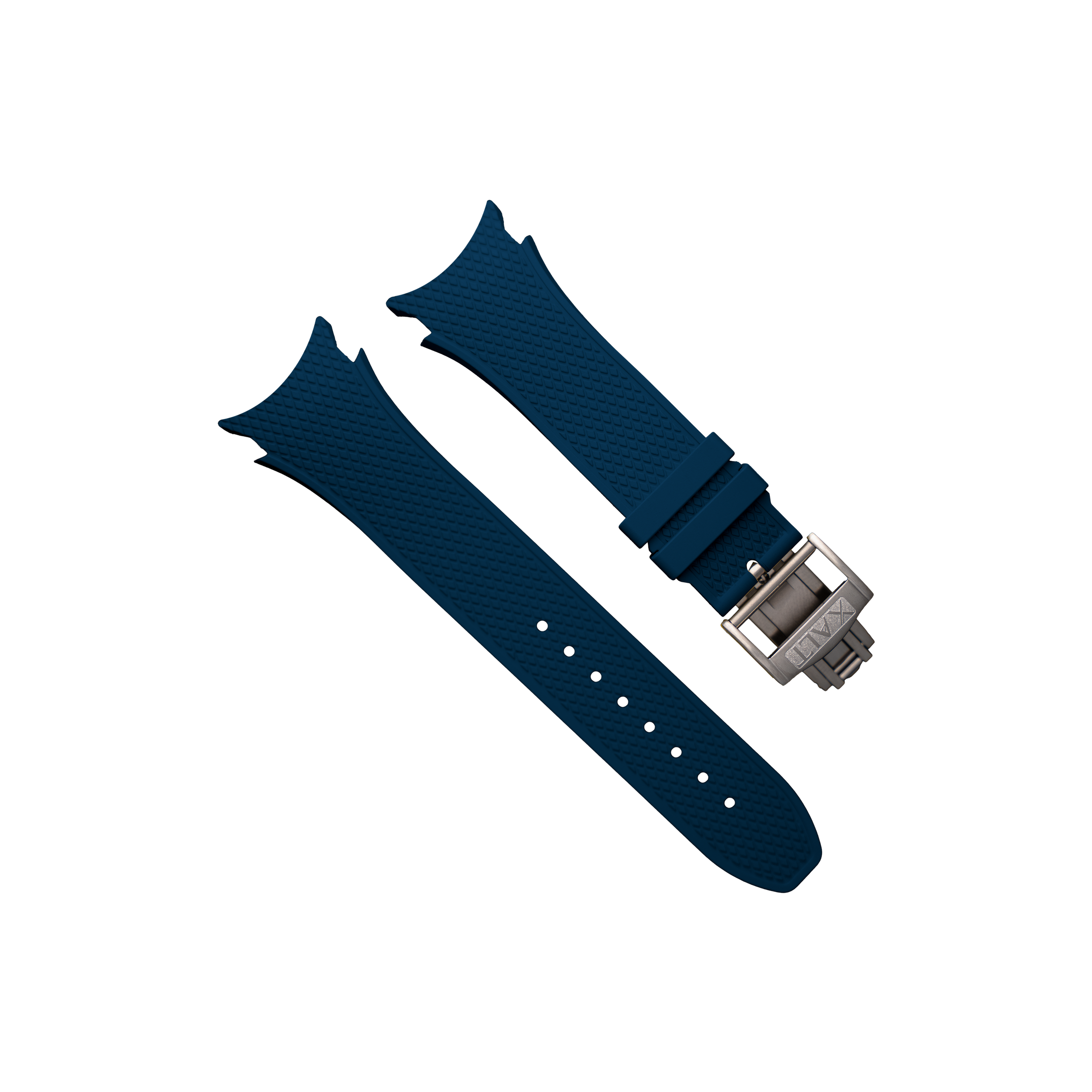 AZure Blue Rubber Strap - Xalt Watches