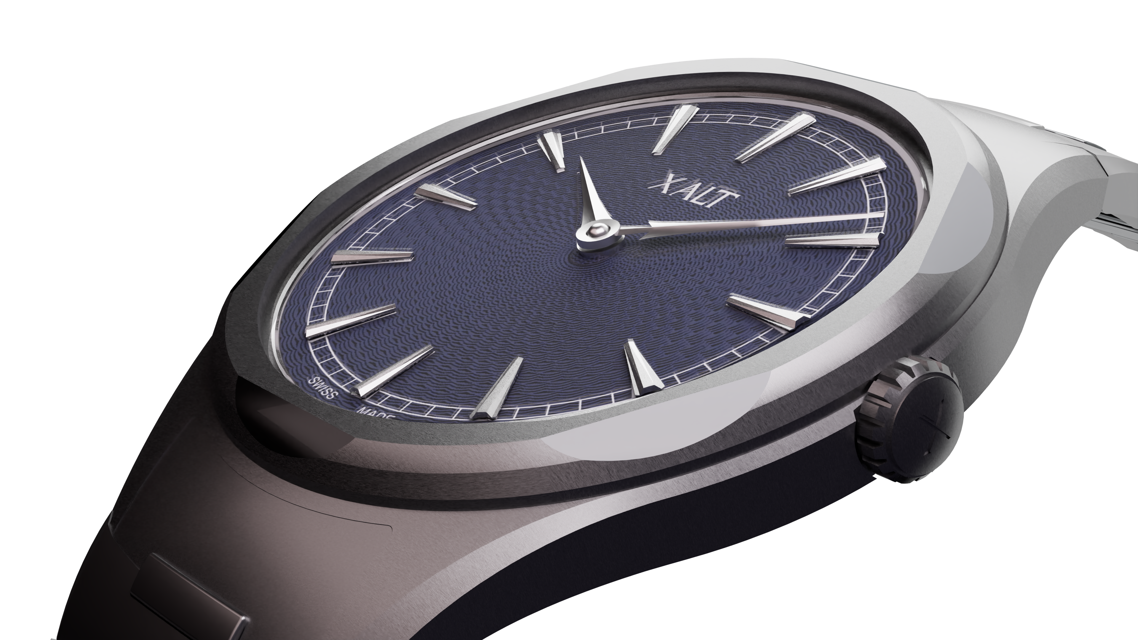 Pre-order Deep Blue Guilloché - Xalt Watches