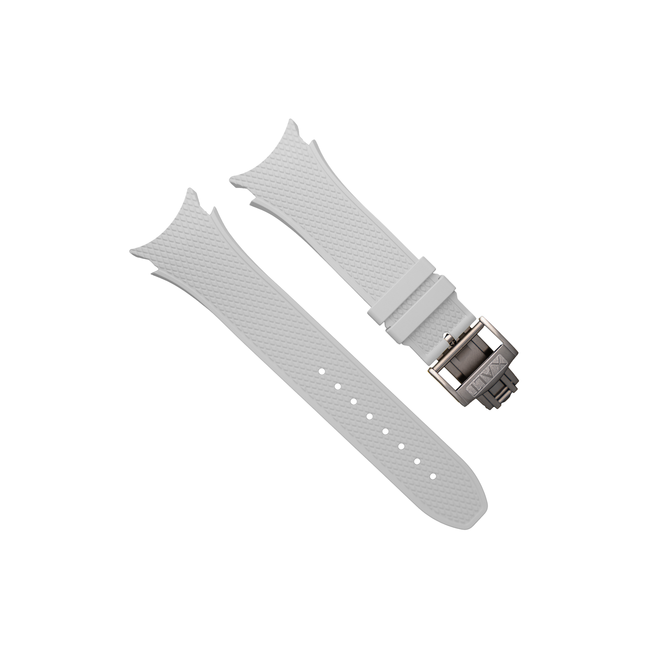 White Rubber Strap - Xalt Watches