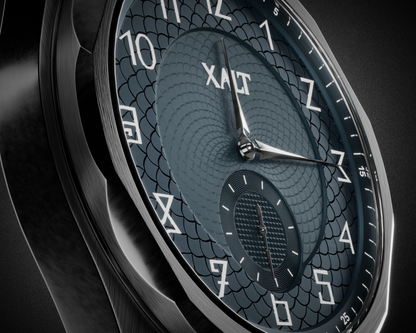 Pre-Order Azure Blue Snailing Guilloché - Xalt Watches