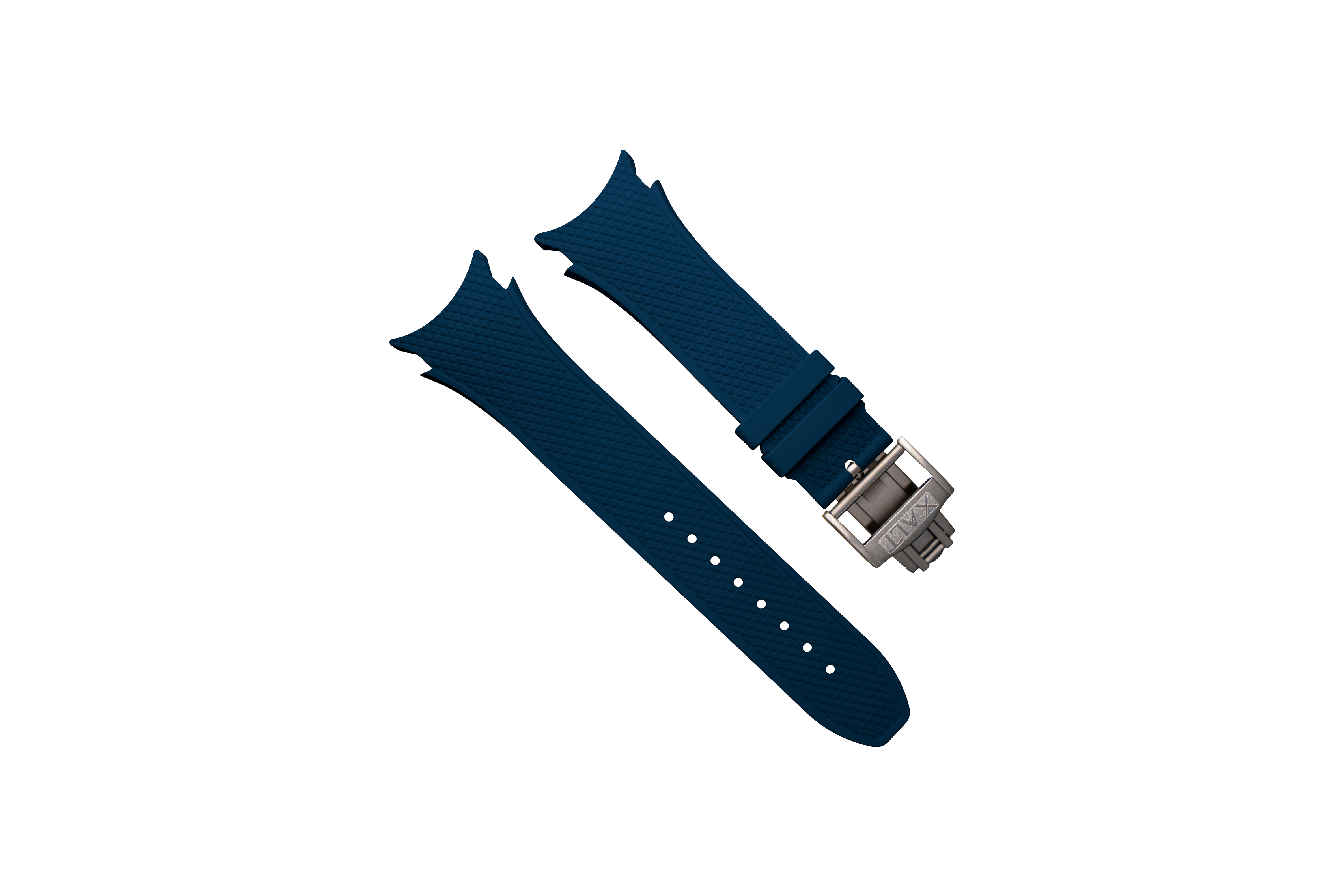 AZure Blue Rubber Strap