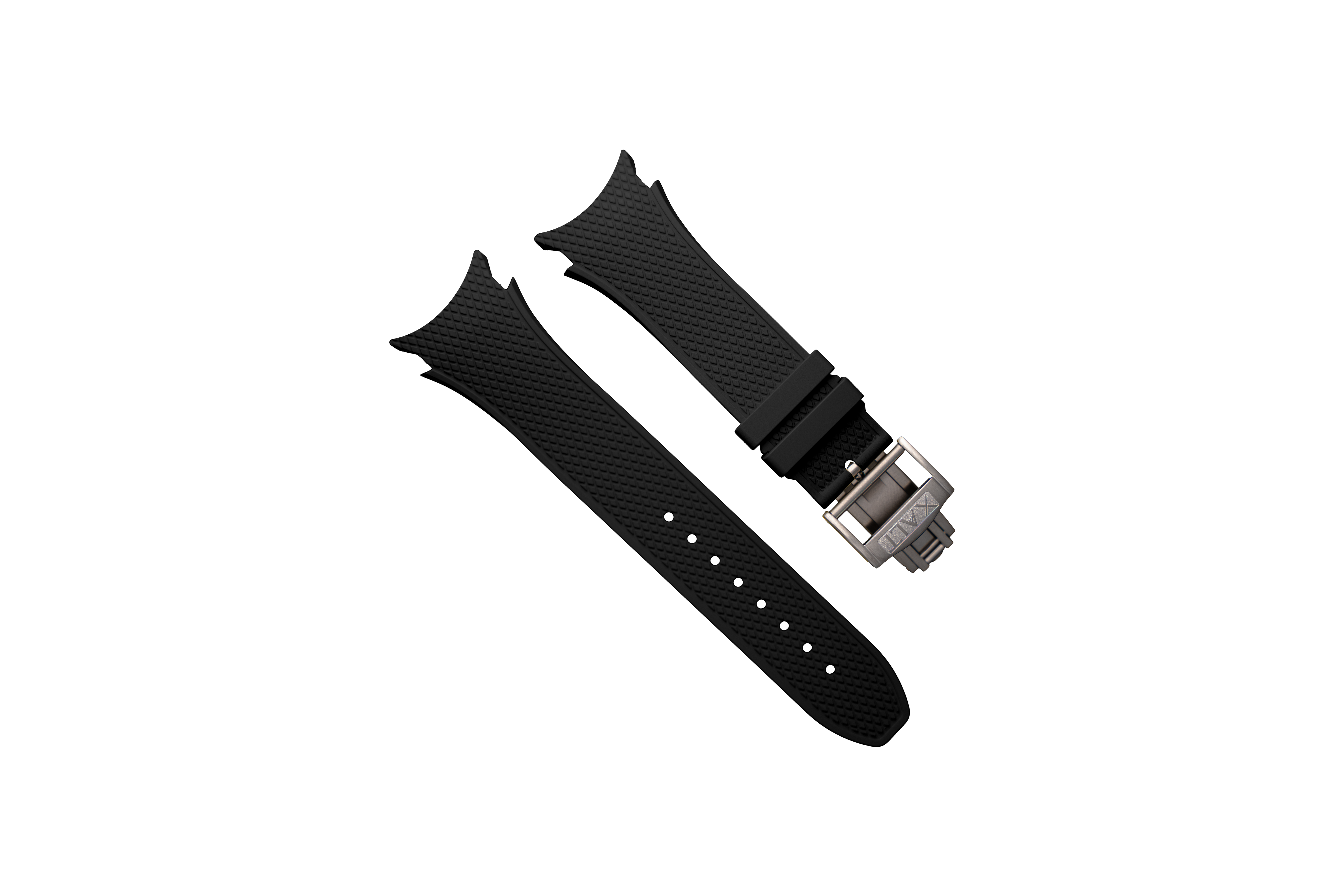 Black Rubber Strap