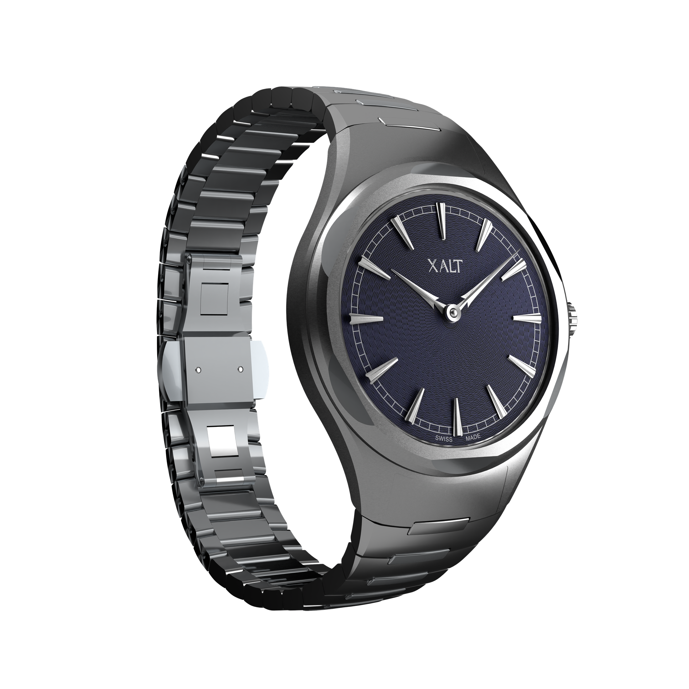 Pre-order Deep Blue Guilloché - Xalt Watches