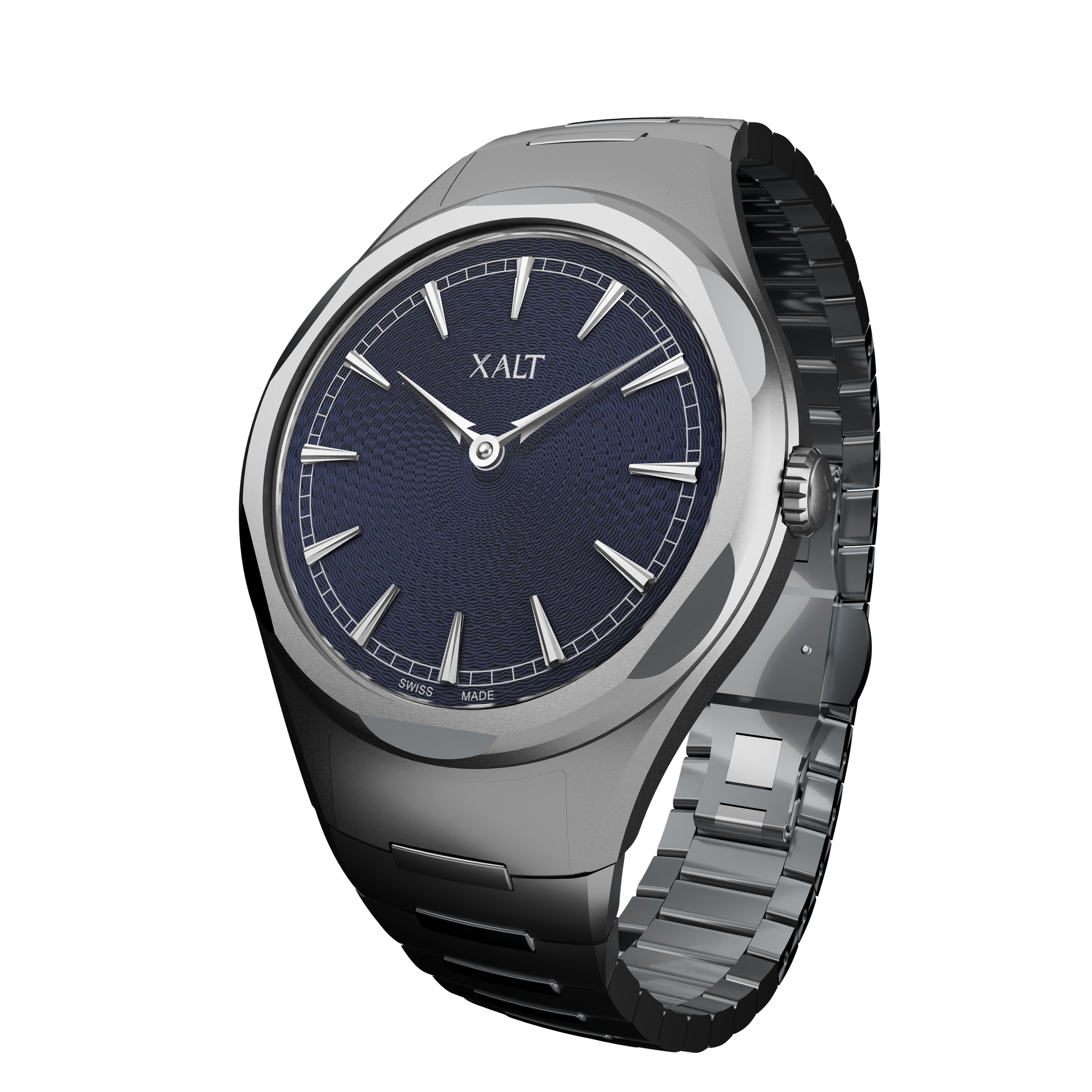 Pre-order Deep Blue Guilloché - Xalt Watches