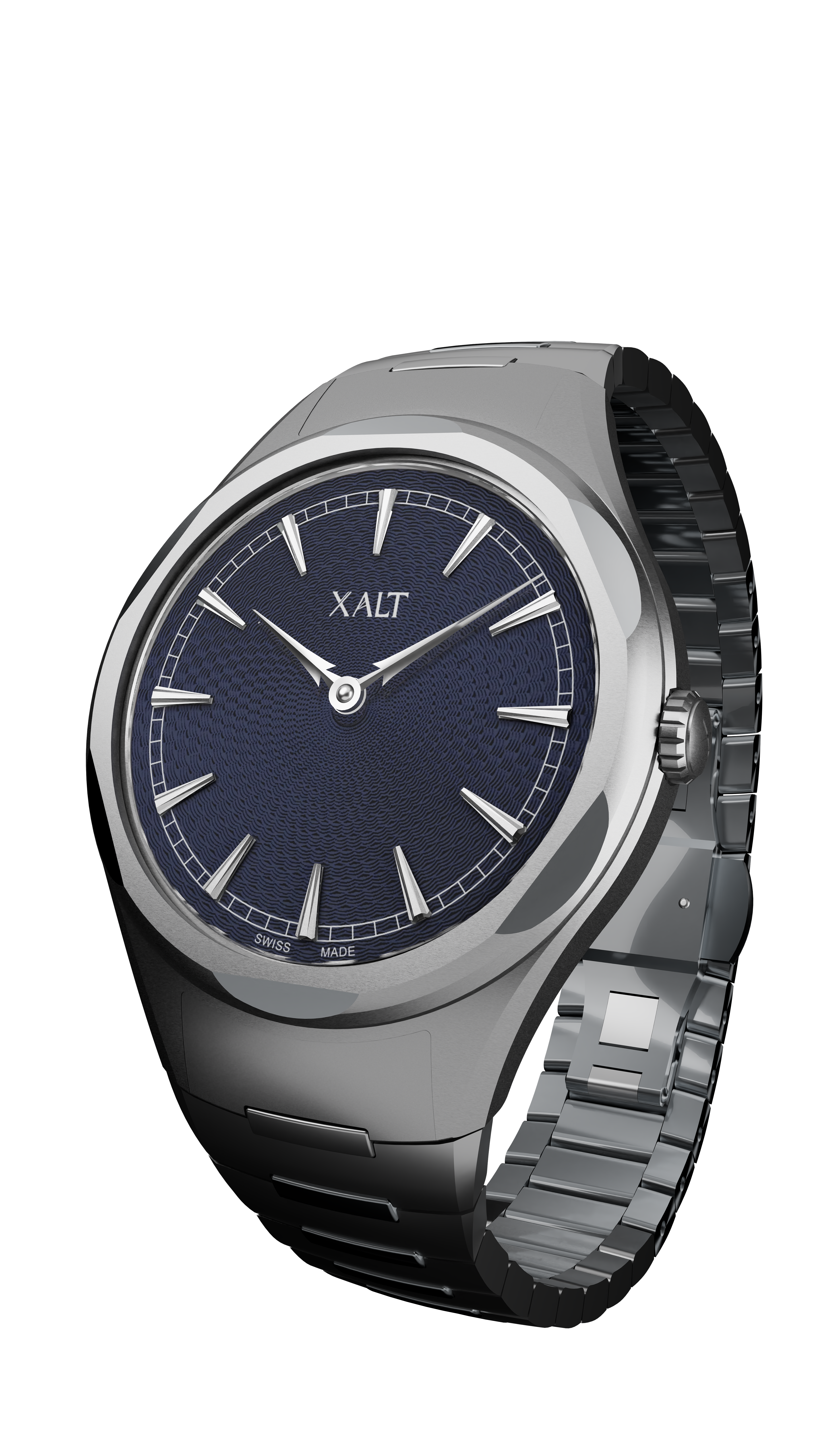 Pre-order Deep Blue Guilloché - Xalt Watches