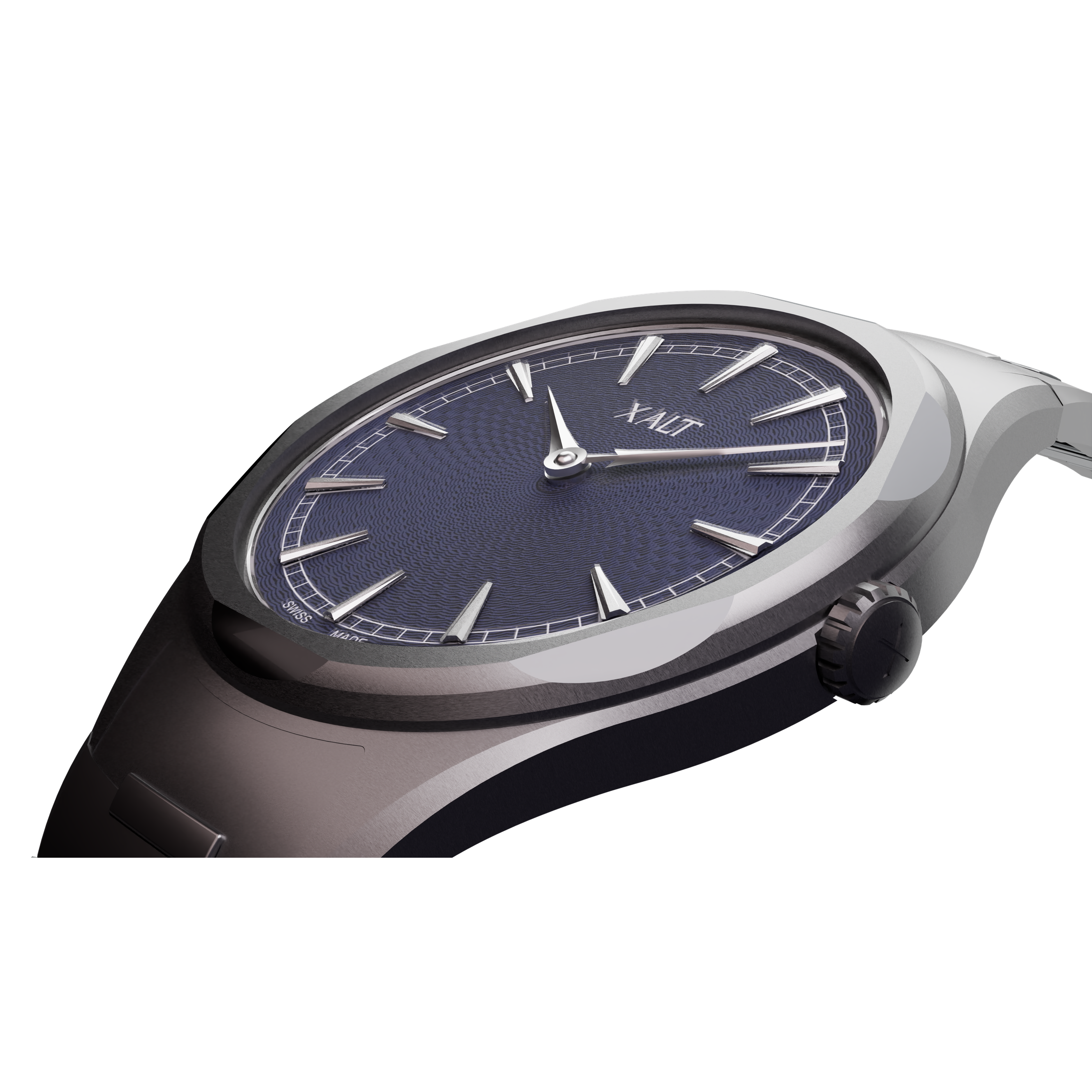 Pre-order Deep Blue Guilloché - Xalt Watches