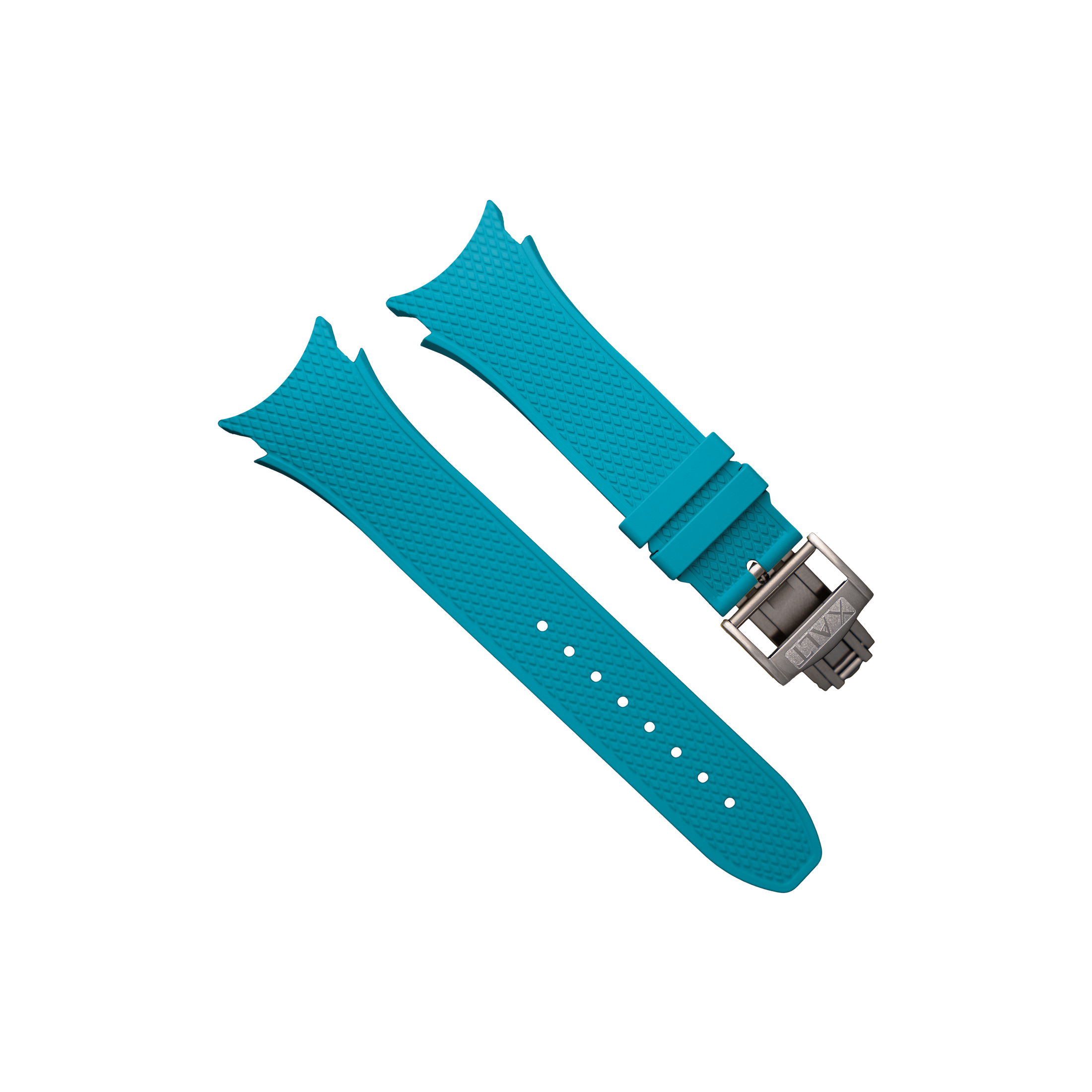 Miami Blue Rubber Strap - Xalt Watches
