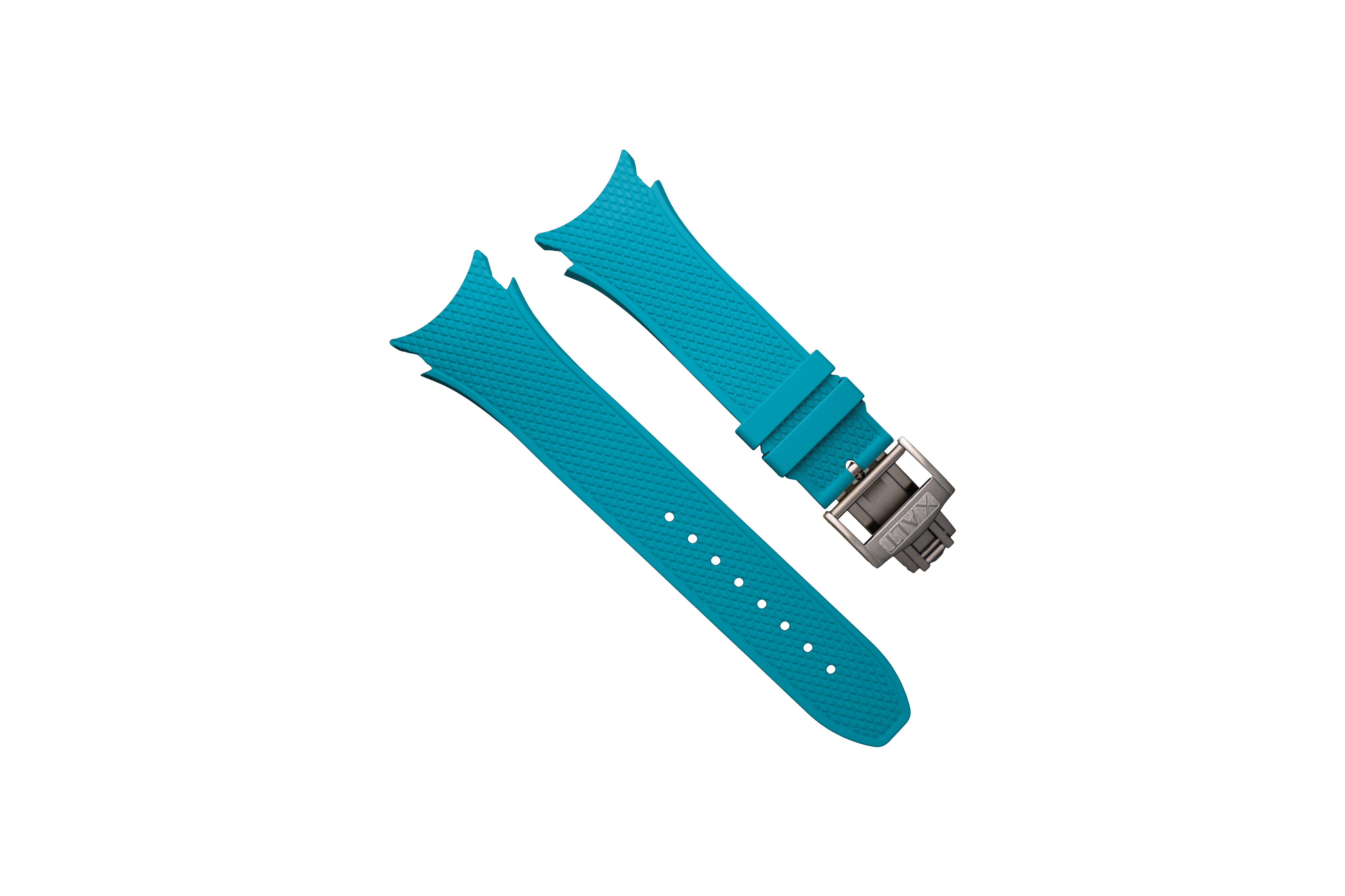 Miami Blue Rubber Strap