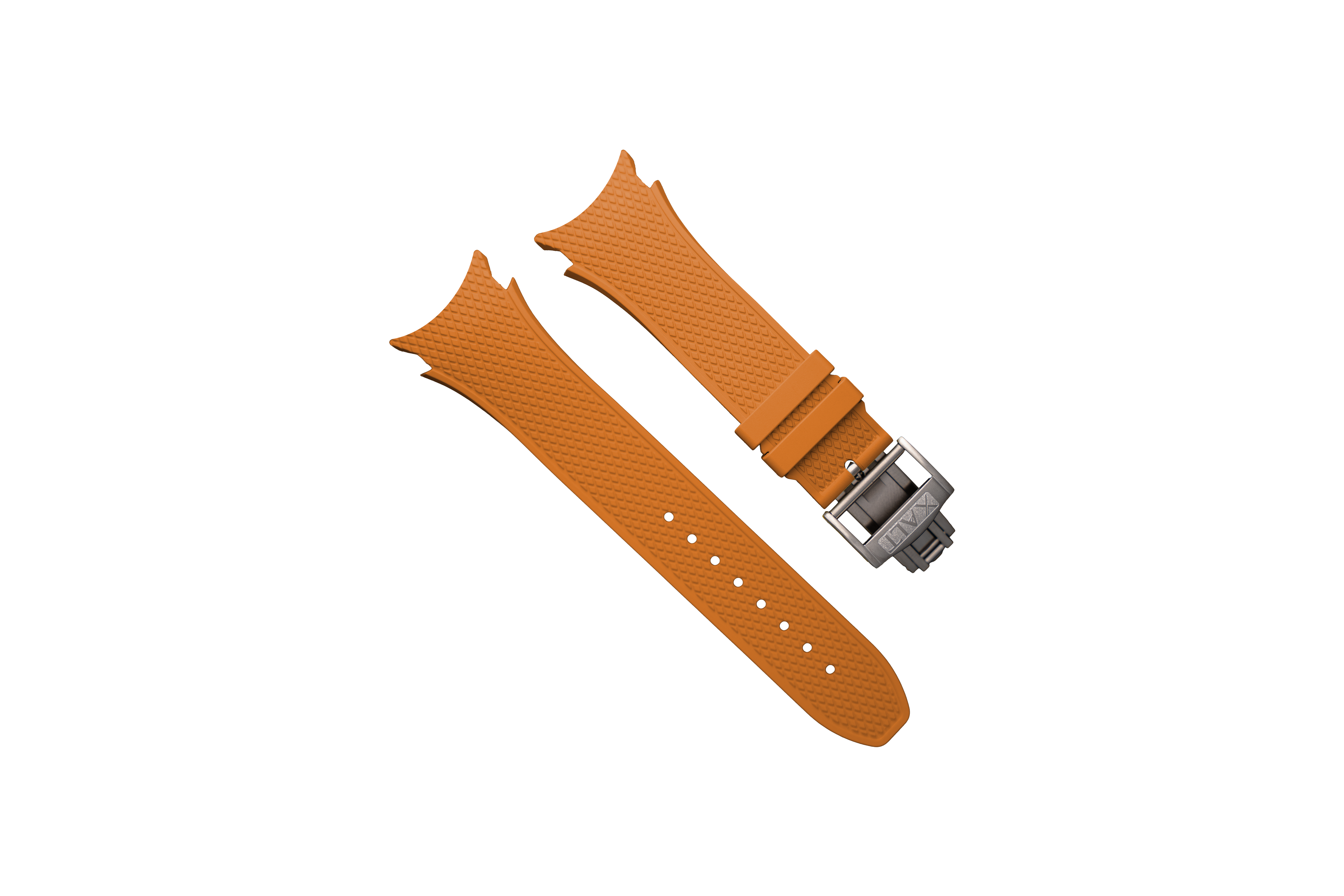 Orange Rubber Strap