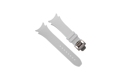White Rubber Strap