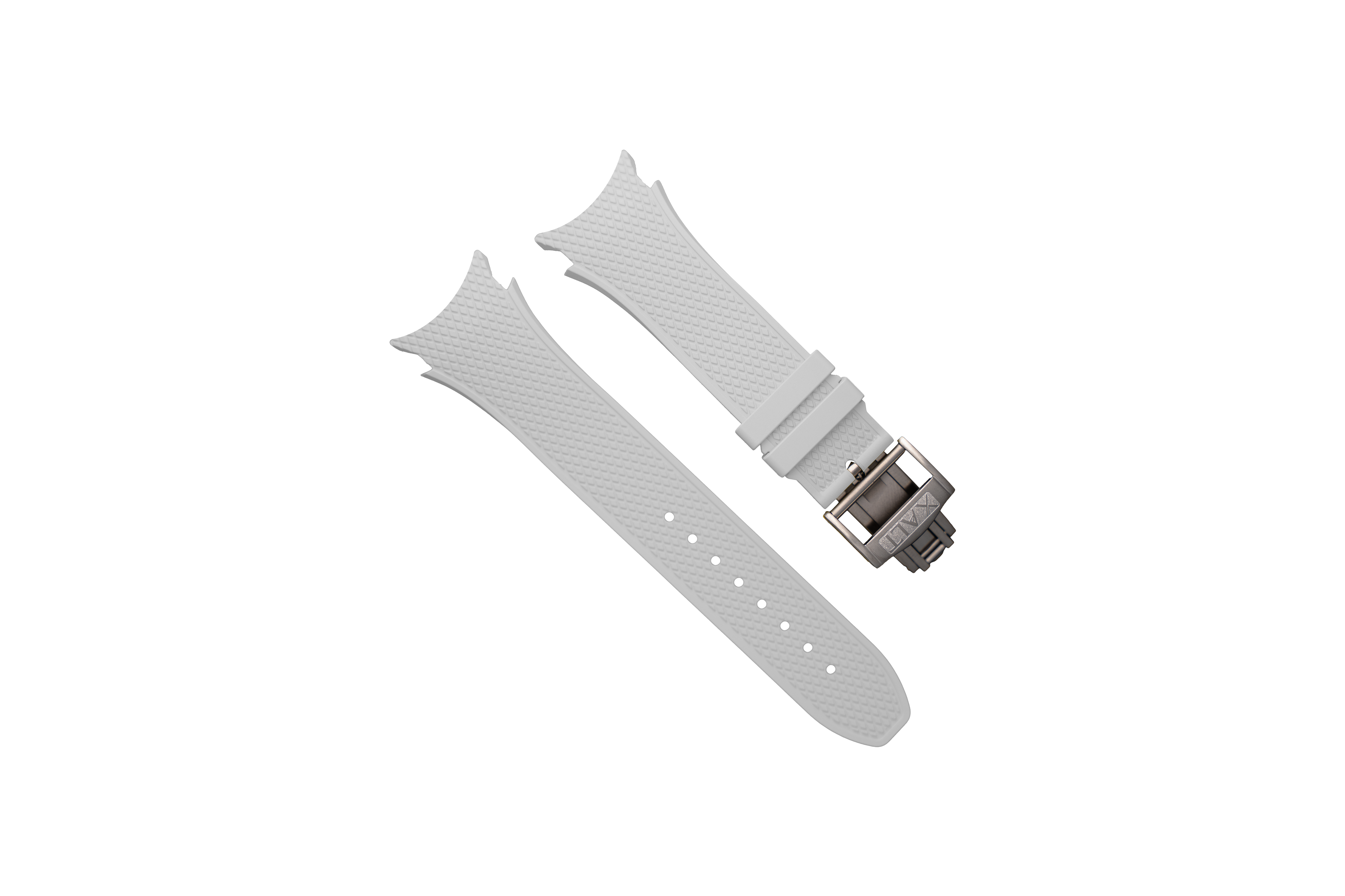 White Rubber Strap